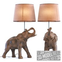3d-модель Настольный светильник KARE DESIGN Elephant Safari