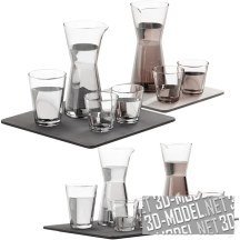 3d-модель Наборы стеклянной посуды iittala kartio