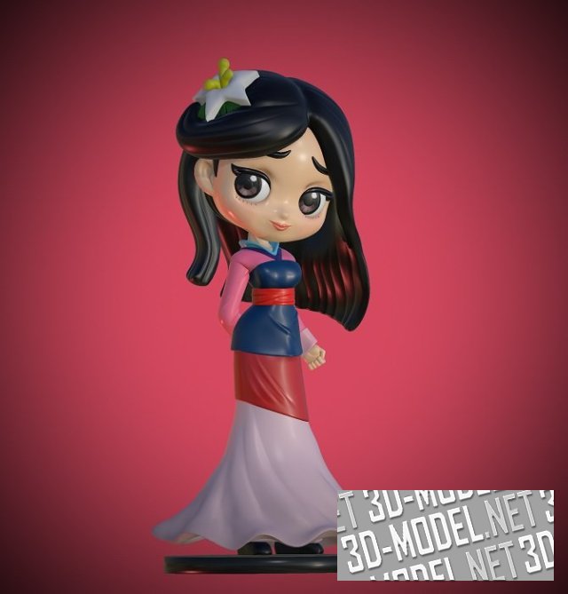 D Print Mulan Q Posket