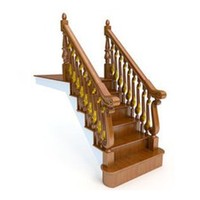 3D модели: лестницы, баллюстрады