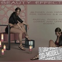 Daz3D, Poser: Beauty Effect - Poses G9F-G8F-G3F