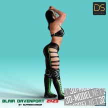 Daz3D, Poser: Blair Davenport 2K23 for G8 Female