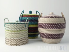 Разноцветные корзины от Zara Home