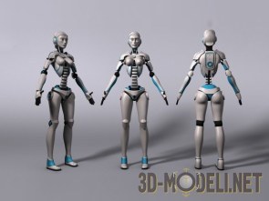 Sci-Fi робот женщина