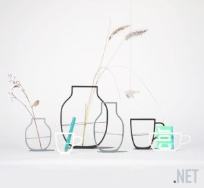 Коллекция «нарисованных» ваз и кружек surface от ilsangisang