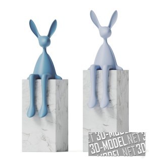 Скульптура кролика