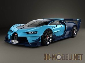 Суперкар Bugatti Vision Gran Turismo Concept 2015