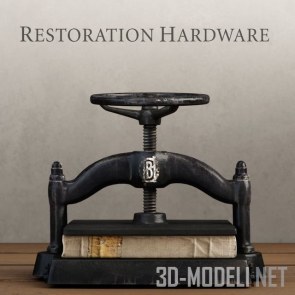 Пресс для книг Restoration Hardware