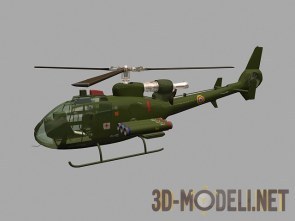Вертолет SA 341D-F Gazelle