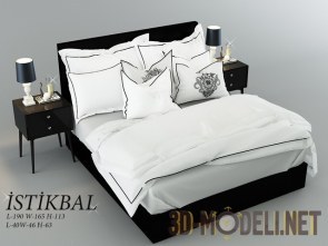 Кровать с тумбочками от ISTIKBAL