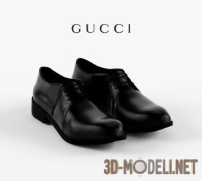 Мужские кожаные туфли от Gucci
