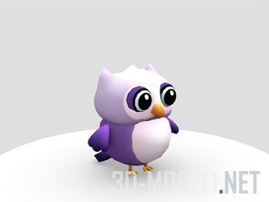 Cute Low Poly Owl