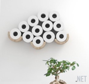 Дизайн от DOG - умный способ хранения туалетной бумаги