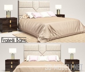 Кровать Forli Fratelli Barri, с тумбами