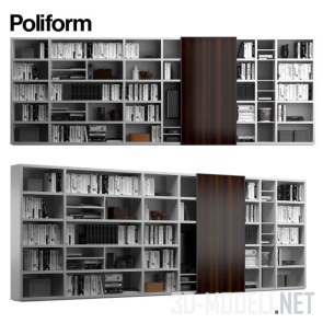 Пристенный шкаф (WALL SYSTEM 6) от Poliform