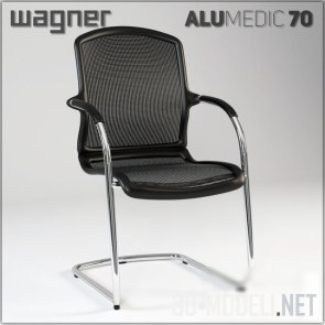 Кресло WAGNER AluMedic 70 Black