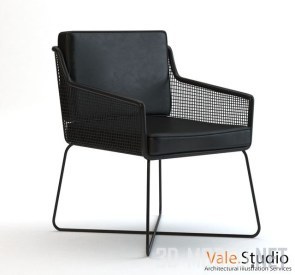 Черное кресло от Vale.stidio