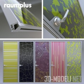 Стеклянные двери с покраской от Raumplus
