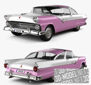 Ретро-кар Ford Crown Victoria 1955