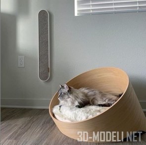 Кровать для кошек Covo Cat Lounge от Miacara design – подарок к National Pet Day