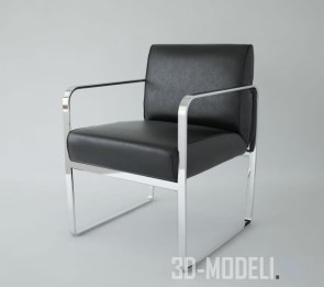 Кожаное кресло от Baxton Studio Meg