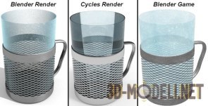 Blender 3D: настройка прозрачности и альфа-канала текстуры