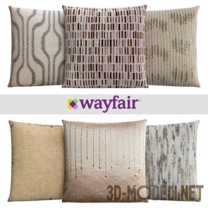 Подушки с разными принтами от Wayfair shop