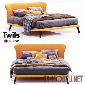 Современная кровать Twils Orange Carnaby