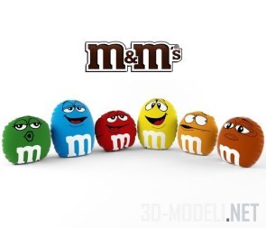 Подушки M&M's