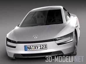 Компактный гибрид Volkswagen XL1 2014