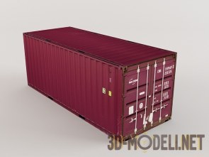 Container closed low-poly