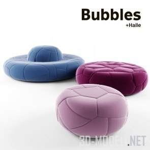 Пуфики Bubbles +Halle