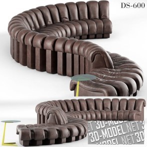 Криволинейный диван De Sede DS 600
