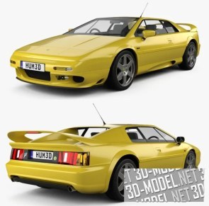 Винтажный спорткар Lotus Esprit 1996