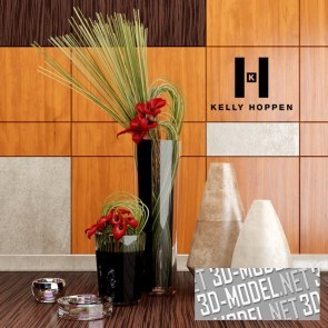 Красные каллы и вазы от Kelly Hoppen