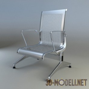 Free 3D-model airport chair Zivella