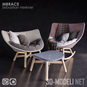 Кресло MBRACE от Dedon