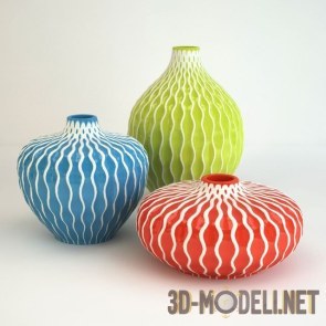 Керамические вазы Coralina EdgesTex