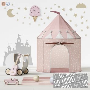 Игровая детская палатка и аксессуары от THE MODERN NURSERY