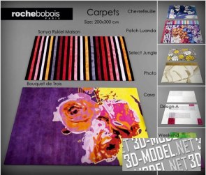 Коллекция ковров от Roche Bobois