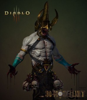 Монстр Tomb Viper из «Diablo 3»