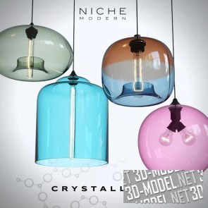 Подвесные светильники Crystalline от студии Niche Modern