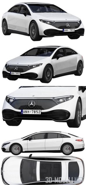Автомобиль Mercedes-Benz EQS 2022