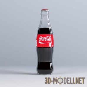 Стеклянная бутылка «Coca-cola»
