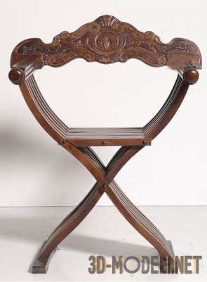 Антикварный стул Savonarola