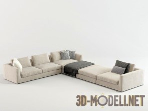 Угловой диван «Richard» B&B Italia, дизайн Antonio Citterio