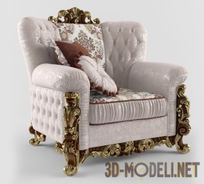Роскошное мягкое кресло AR Arredamenti Excelsior 181