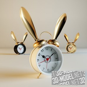 Часы-будильник Emily & Meritt Bunny