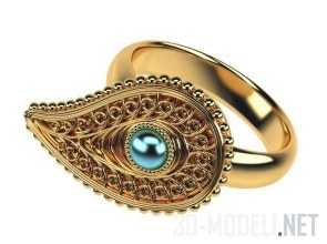 Aleskerova, золотое кольцо
