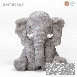 Игрушечный слон YETTESTOR от IKEA